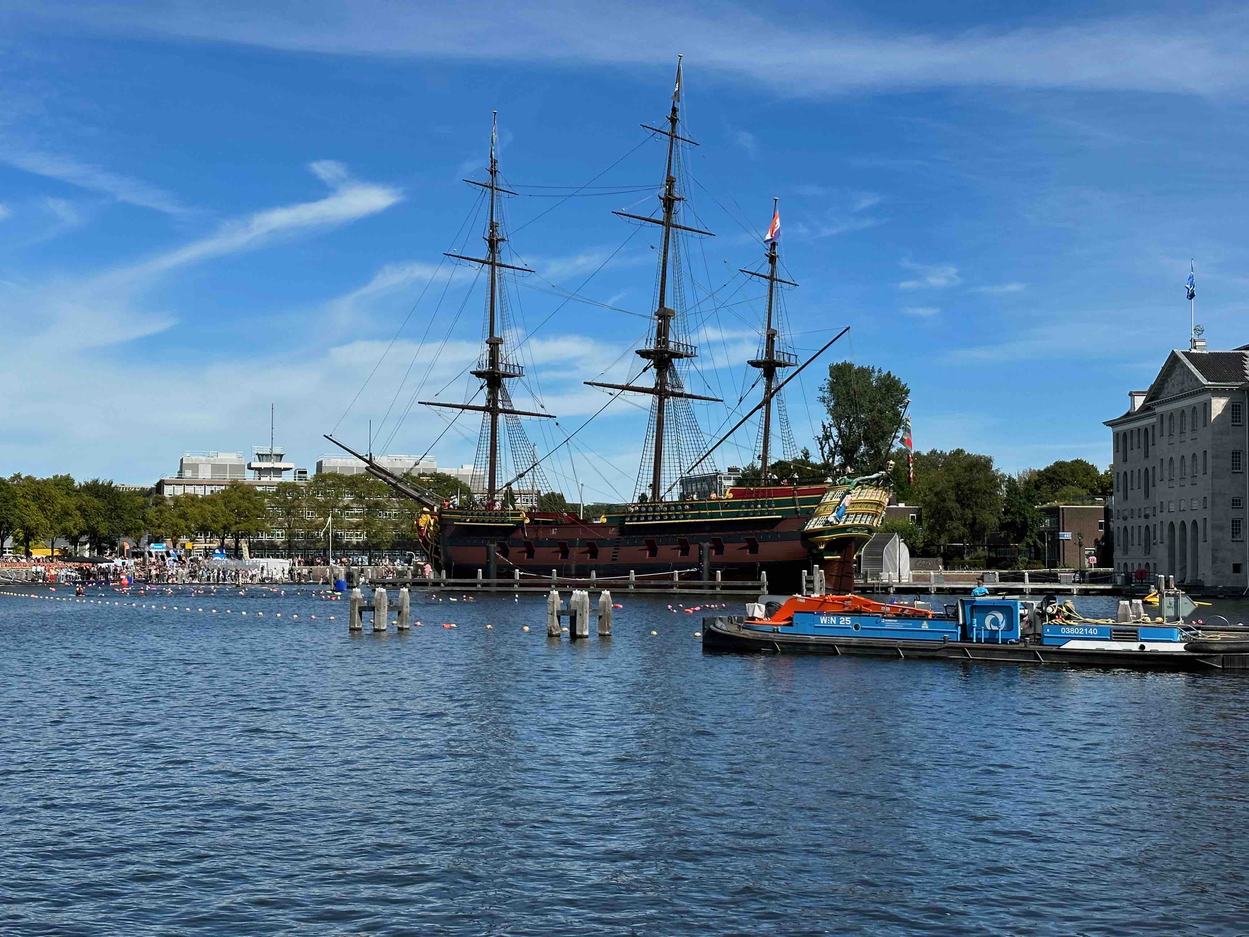 Carolyn on Ship Replica