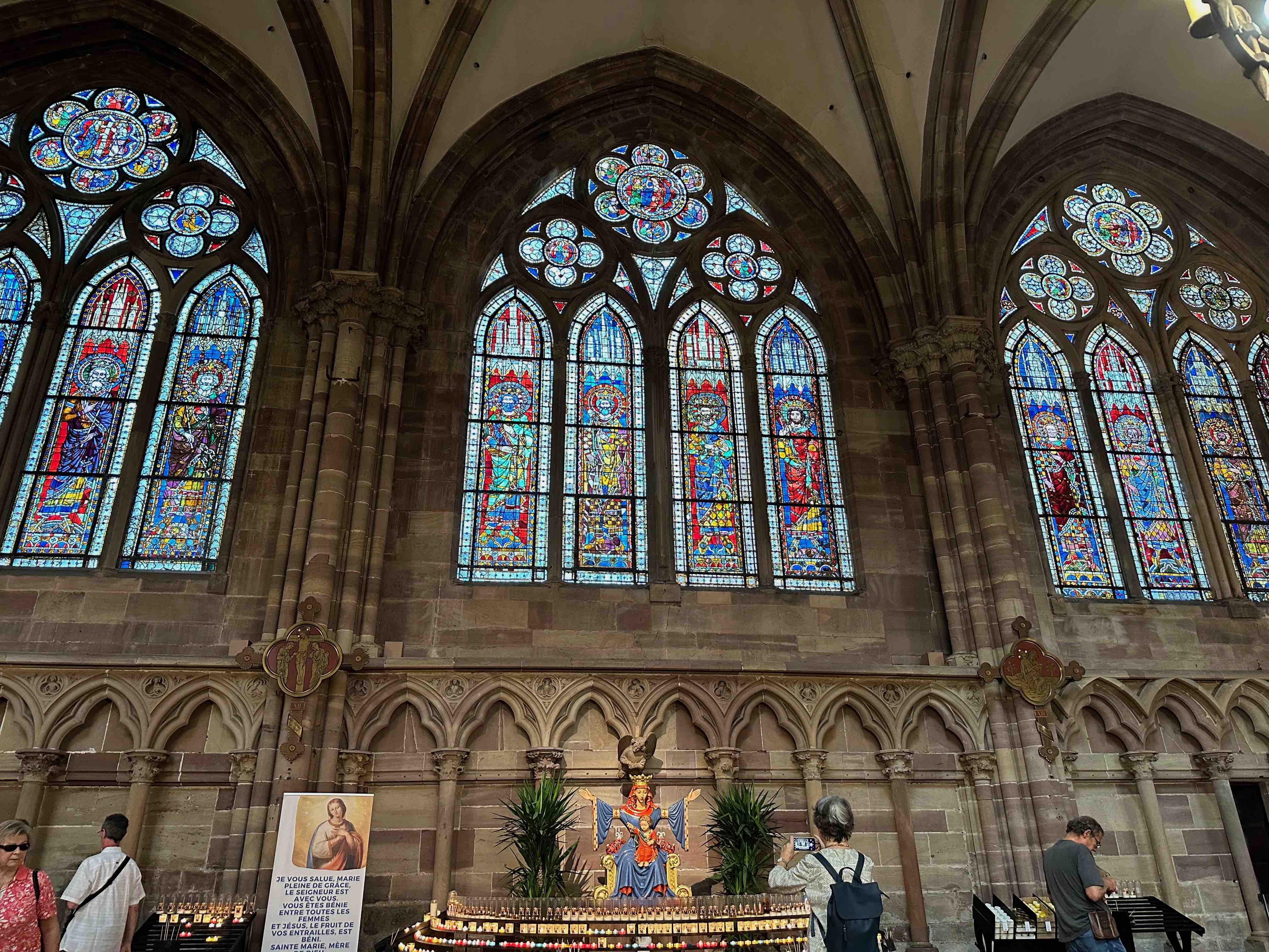 Strasbourg cathedral windows